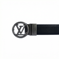 Leather Belt Louis Vuitton  Double  Face ( Black / Brown )