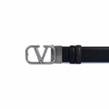 Leather Belt Valentino  Double  Face ( Black / Brown )