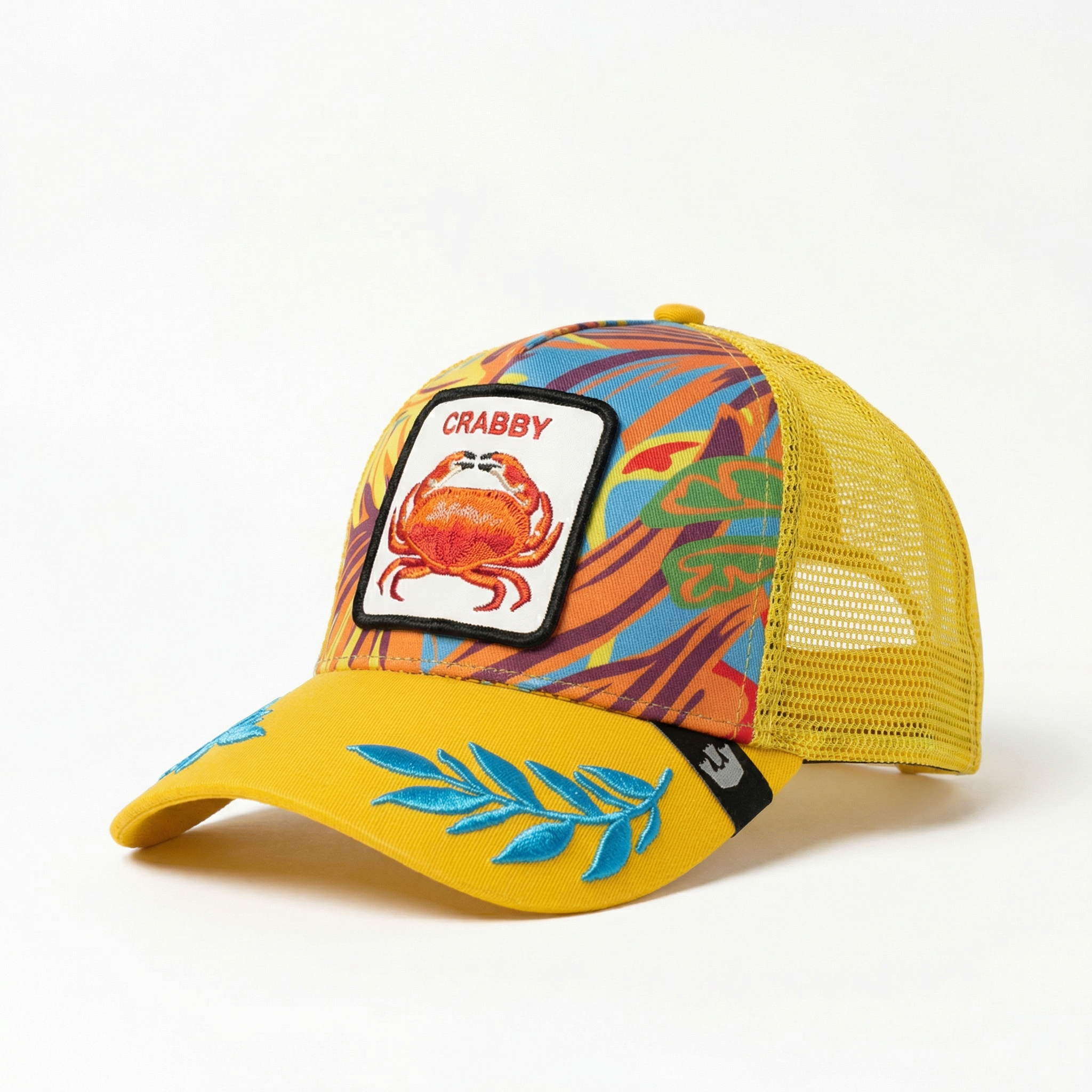 Unisex Mesh Cap With Crabby