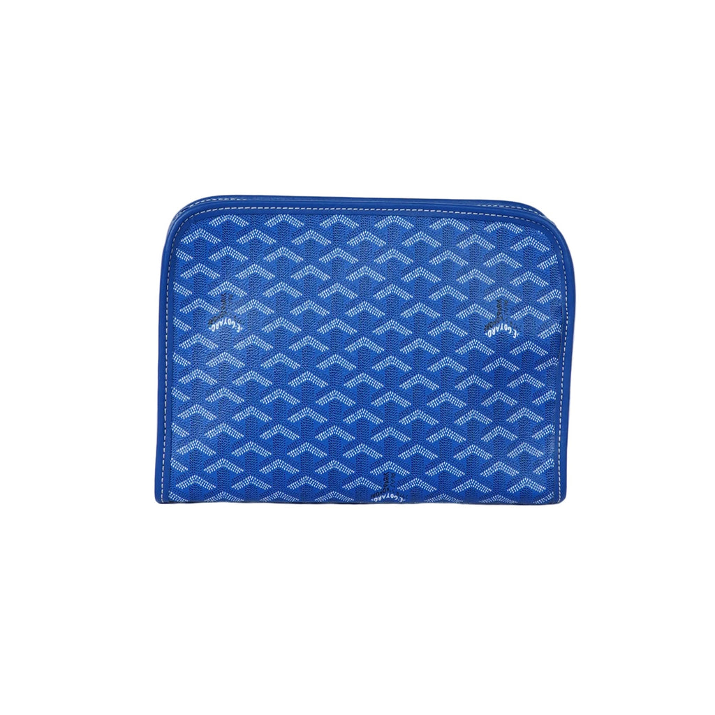 GoYard blue Leather Clutch Bag