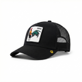 Unisex Mesh Cap With Cock (Black)
