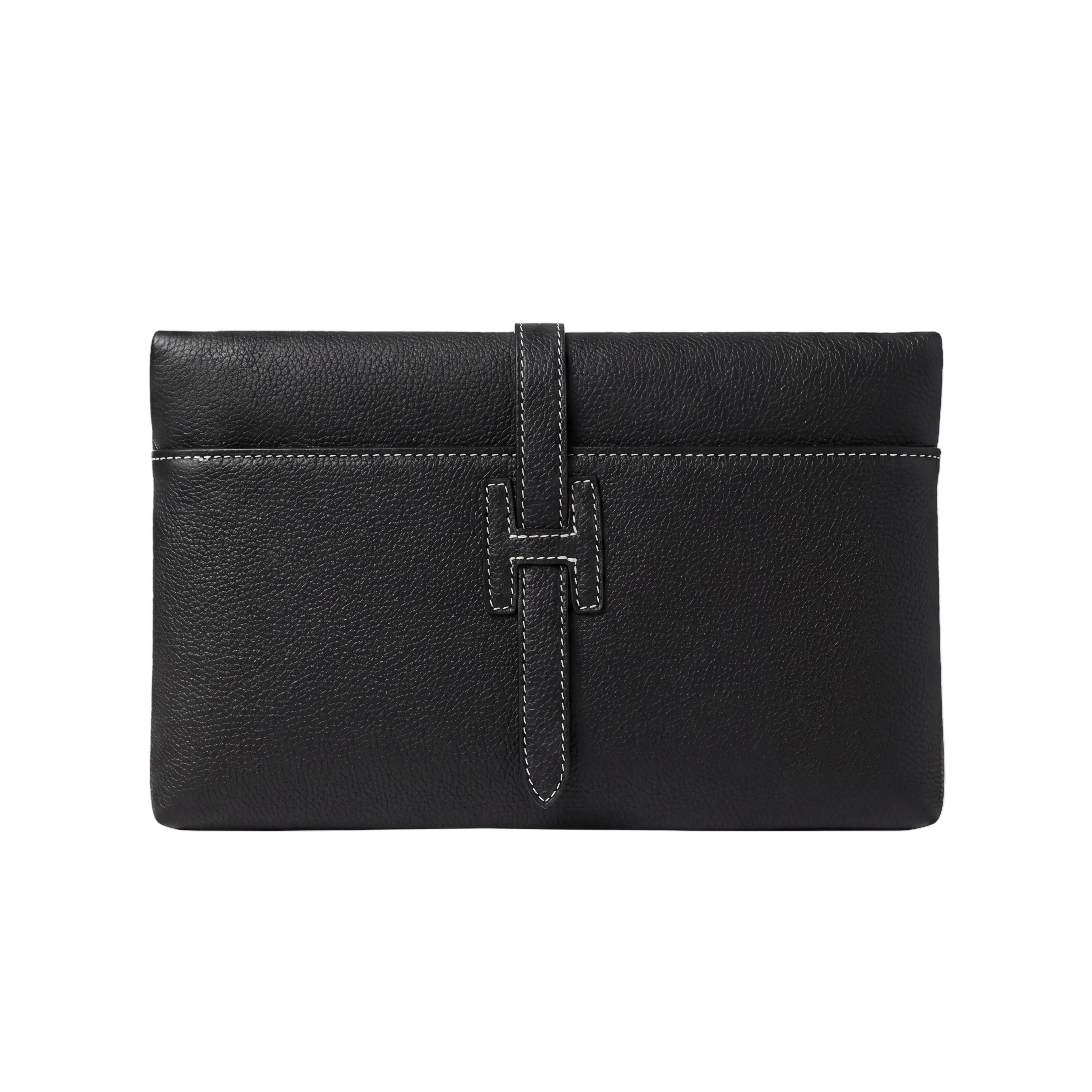 Hermes Leather Clutch Bag
